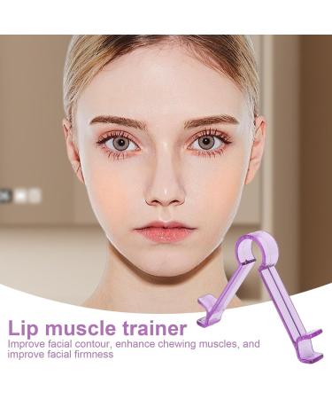 Shakven Double Chin Exerciser Face Neck Toning Exerciser Face Slimming Trainer Tool for Women and Men Double Chin Exercise Device for Lift Skin Purple - Buy Online on GoSupps.com