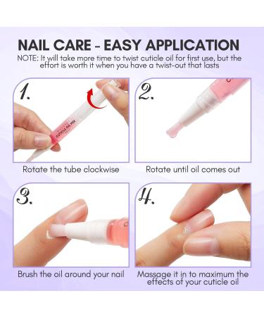 Makartt 3Pcs Cuticle Oil Pens for Nail Care Nail Cuticle Revitalizer Oil 5ML Nail Repair Oil Cuticle Softener Nail Moisturizer Cuticle Care Kit for Acrylic Nail Oil For Manicure w/Vitamin E 5 ml (Pack of 1) - Buy Online on GoSupps.com