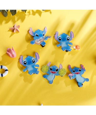 10pcs Cartoon Blue Stitch Hair Clips - Cute Hair Barrettes & Accessories for Girls - Buy Online on GoSupps.com