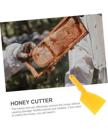 POPETPOP 3 Pcs Plastic Honey Spatula Honey Harvesting Tool Squeegee Honey Collecting Tool Beekeeping Supplies 20x10.5cm x3pcs Yellowx3pcs - Buy Online on GoSupps.com