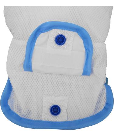 LIZEALUCKY Medical Hand Restraints Mitts for Dementia & Elderly - Breathable Mesh Thick Sponge Blue Safety Gloves - Buy Online on GoSupps.com