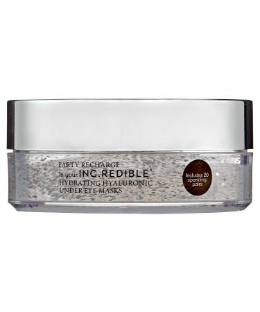 INC.redible Party Recharge Sparkling Under Eye Masks 20 Pairs Clear