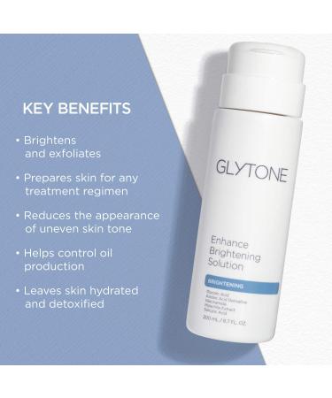 Glytone Enhance Brightening Solution 6.7 oz | Glycolic Acid, Azelaic Acid & Niacinamide | Unclog Pores & Brighten Skin - Buy Online on GoSupps.com