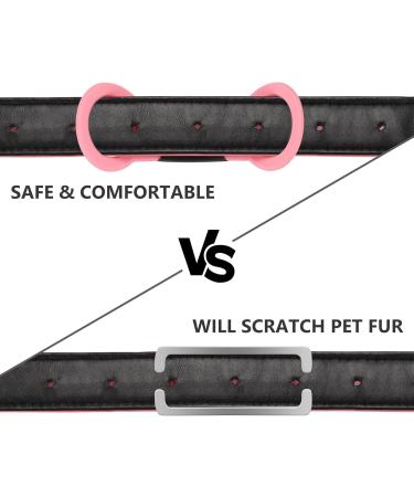 Personalized Gisurey Dog Tags with Engraving - Durable Silent Slide-On Stainless Steel for Dogs & Cats - Black (M: 2.0 cm) - Buy Online on GoSupps.com