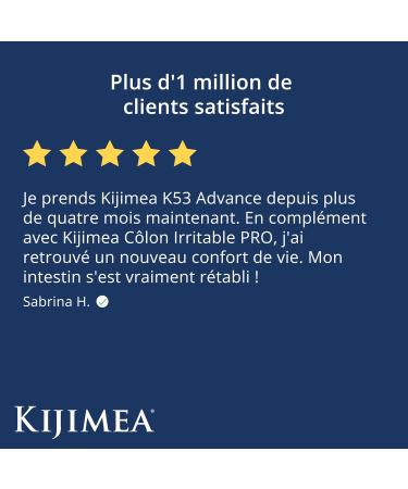 Kijimea K53 Advance G lules de bact ries intestinales haut dosage | 53 souches de microcultures s lectionn es dans la flore intestinale | avec biotine | 500 milliards d UFC par bo te 28 g lules 28 unit (Lot de 1) - Buy Online on GoSupps.com