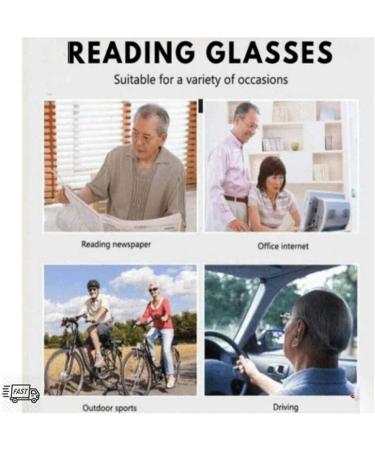 Goniome 2023 New Titanium Progressive Dual-Use Reading Glasses - Black -300 | International Shipping Available - Buy Online on GoSupps.com