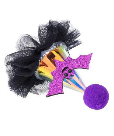 minkissy 1pc Halloween Lighted Hair Clips Alligator Bowknot Barrette Alligator Hair Clips for Women Luminous Halloween Hairpin Toddler Tiara Halloween Hair Clip Miss Lace Batsuit Clothing