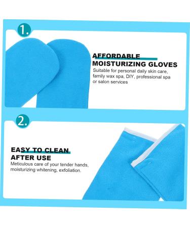 HAPINARY Heated Gloves 1 Pair Hand Mask Care Polyester Nursing Supplies Spa Lotion Gloves - Buy Online on GoSupps.com
