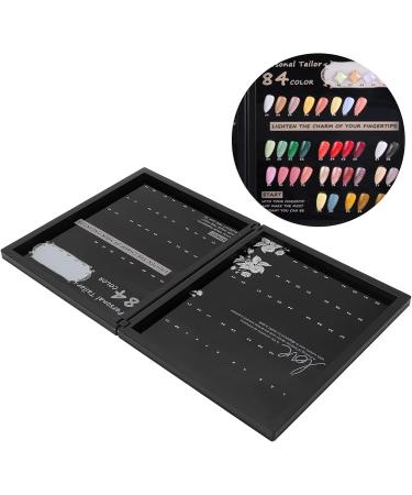 Nail Color Card Book Lightweight Portable 84 Colors Nail Art Display Book for Nail Art Works Display for Professional Nail Salon for Nail Salon Supplies - Buy Online on GoSupps.com