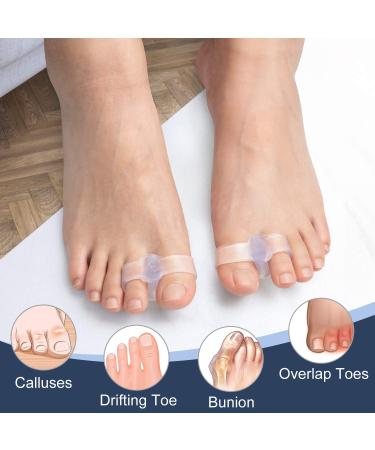 Promifun Gel Toe Corrector - 10 Pack Toe Separators with Big Toe Spacer for Bunion Pain - Buy Online on GoSupps.com
