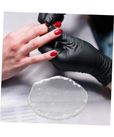  Ipetboom Ipetboom Clear Nail Art Polish Plate Glass Nail Art Polish Tray Glass Nail Polish Plate Nail Polish Holder Plate Glass Nail Polish Puck Tray - Buy Online on GoSupps.com