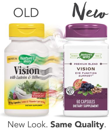 Nature's Way Vision - 60 Capsules for Optimal Eye Health & Support - Buy Online on GoSupps.com