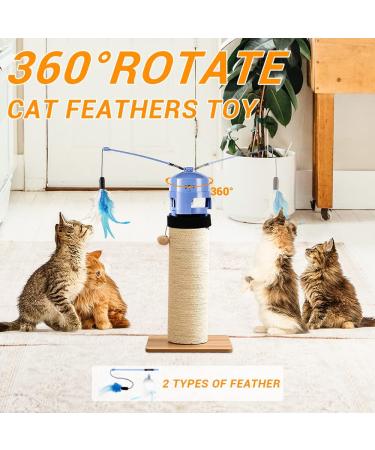 Greenvine Transformer Cat Toy: Smart Sensing Interactive Feather Toy 3 in 1 with Remote Control | For Indoor Cats - Buy Online on GoSupps.com