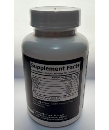 Elite Omega 3 by Fight Lab Fitness Lemon Flavoured Dietary Supplement 60 Softgels - Buy Online on GoSupps.com