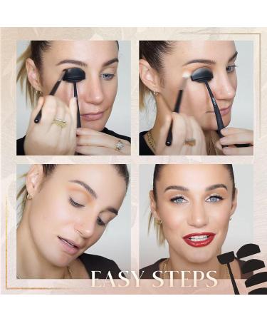 Elder Shadow Folding Liner Set | 6-in-1 Silicone Eyeshadow Stamp | Reusable Applicator for Fast Eye Makeup | Perfect for Beginners & Creative Artists - Buy Online on GoSupps.com