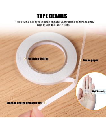 6PCS Premium Double Sided Tape for Crafts - Multi-Size Adhesive Tapes for Scrapbooking, Gift Wrapping & DIY Projects (65FT) - Buy Online on GoSupps.com