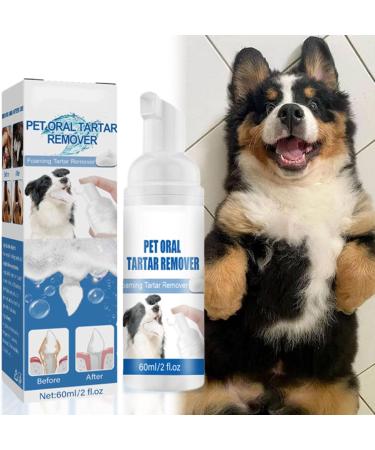 2 Pcs Dog Teeth Cleaning Foam - Natural Plaques Off & Tartar Remover for Dogs & Cats | Plaques & Tartar Remover for Pet Oral Care Supports Healthy Mouth for Dogs Promote Dental Health. Dobooo 2 Pcs One Size - Buy Online on GoSupps.com