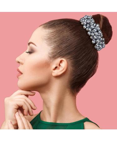 HINZIC 4PCS Pearl Hair Ties - Elegant Elastic Scrunchies for Women and Girls - Buy Online on GoSupps.com