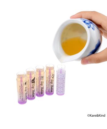Kare & Child Lip Balm Container - 50 Pack DIY Purple 3/16 OZ | Includes 50 Stickers & Twist Cap - Perfect for Customization & Gifting - Buy Online on GoSupps.com