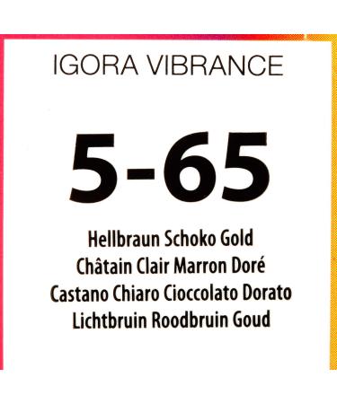 Schwarzkopf Igora Vibrance 5-65 Light Brown Chocolate Gold - Buy Online | International Shipping Available - Buy Online on GoSupps.com