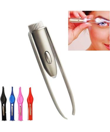2 Pack Portable Tweezer with LED Light for Hair Removal and Eyebrow Beauty - Makeup Tools - Buy Online on GoSupps.com