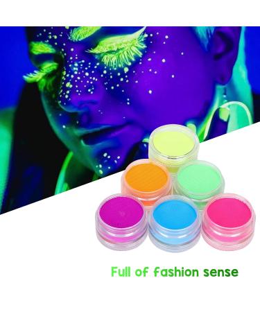 8pcs UV Body Paint Kit - Glow in the Dark Makeup Set for Halloween & Black Light Body Painting - Buy Online on GoSupps.com
