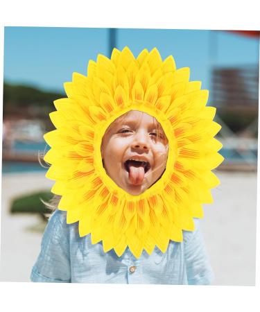 Alasum Sports Games Props Decor Sunflower Hood Yellow Flower Headgear Sunflower Headdress Kids Dresses Girl - Buy Online on GoSupps.com