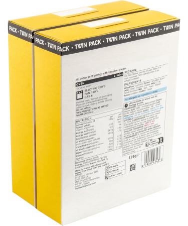 M&S Marks & Spencer Cheese Twists All Butter Puff Pastry with Gruy re Cheese Made in France 500g (4 x 125g) - Buy Online on GoSupps.com