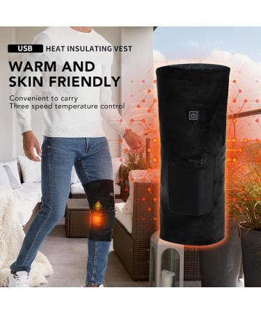 Heated Knee Pad | 3-Speed Skin-Friendly Support | Large Outdoor Use (L) | International Shipping Available - Buy Online on GoSupps.com