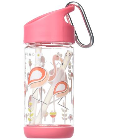 SugarBooger Flip & Sip Clear Tritan Cup  Flamingo