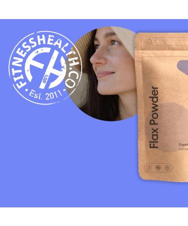 Organic Flax Seed Powder 100g - Premium Quality Plant-Based Superfood - Perfect for Smoothies - Non-GMO & Gluten Free - 1 Pack - Buy Online on GoSupps.com