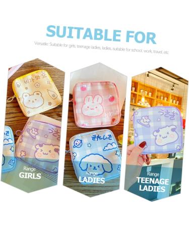 Plafope 4-in-1 Women's Bandages Set & Period Napkin Bag - Cute Portable Menstrual Storage for Outdoor Use - Buy Online on GoSupps.com