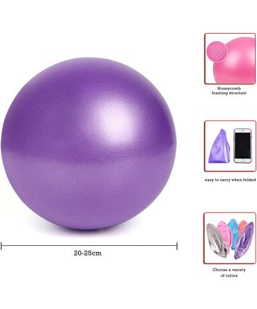 Hungdao 12 Pcs Pilates Mini Exercise Ball 9 Inch Yoga Ball For Yoga