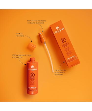 Collistar Latte Spray Abbronzante Idratante SPF20 Viso e Corpo 200ml - Buy Online on GoSupps.com