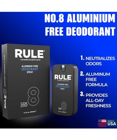 RULE COSMECEUTICALS - Men's Deluxe Gift Set No.1 Men's Face Cream No.8 Deodorant Spray No.13 Cleanser Gel No.2 Eye Serum Eye & Skin Care Set - Buy Online on GoSupps.com