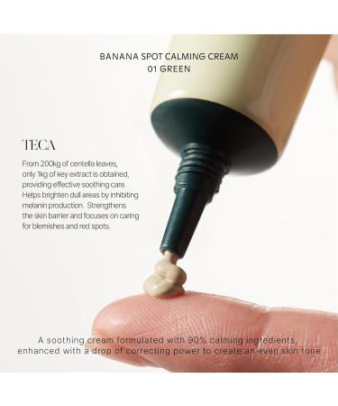 shaishaishai Cr me apaisante la banane pour corriger la couleur neutralise les rougeurs et les imperfections et offre un soin apaisant au teck et la centella asi - Buy Online on GoSupps.com