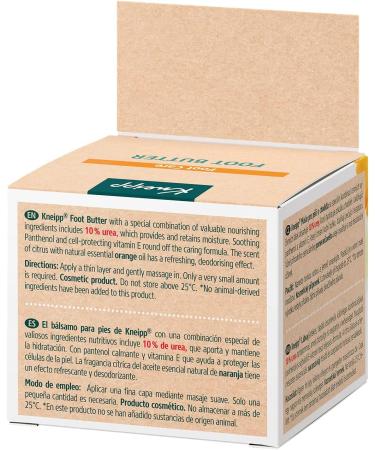 Kneipp Foot Care Butter with Calendula & Orange Oil | Nourishing Moisturizer for Dry Feet - Shop Now! - Buy Online on GoSupps.com