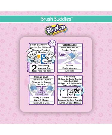 Shopkins Brush Buddies Kids Toothbrush & Cap for Fun Dental Care | International Shipping Available - Buy Online on GoSupps.com