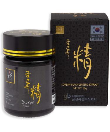 Black Korean Ginsenosides 50g 100% Natural Concentrated Extract - 45 Day Treatment - High Saponin Content 80 mg/g - Ginsenosides Rg1 Rb1 Rg3 6 mg/g. Reinforced with Ginsenosides Rg3 Rg5 and Rk1 - Buy Online on GoSupps.com