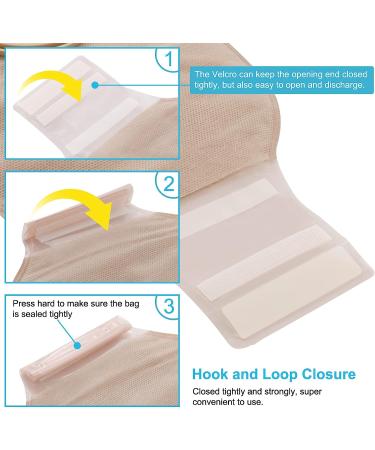 VLOOKUP 20 PCS Colostomy Bags Ostomy Supplies Two-Piece Drainable Pouches for Ileostomy Stoma Care - Cut-to-Fit (15 bags + 5 barriers) - Buy Online on GoSupps.com