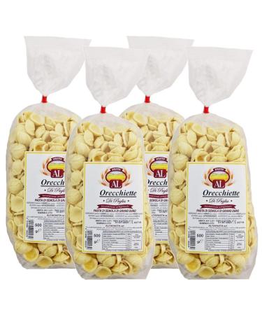 Fresh Orecchiette pasta from Italy 4x 500g - Original Orecchiette Pasta - trafila in bronzo - Handcrafted