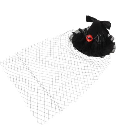 Beaupretty Halloween Witch Hat Hair Clips Witch Hat Hair Accessories Small Witch Hat Fascinator Veil Top Hat for Halloween - Buy Online on GoSupps.com