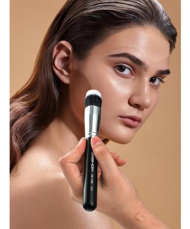 Premium Dab Brush for Makeup | Wooden Handle for Blending Primer & Powder - F611 - Buy Online on GoSupps.com