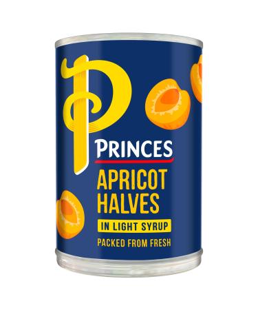 Princes Apricot Halves in Light Syrup 6 x 410g