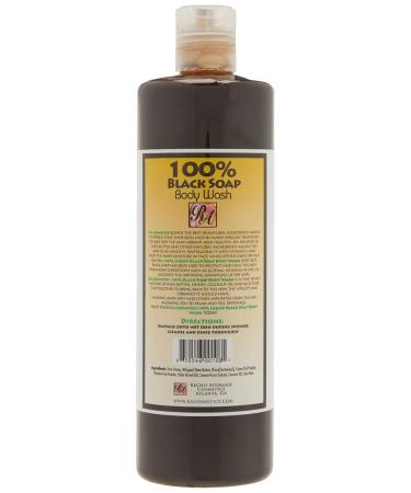 RA Cosmetics 100% African Liquid Black Soap Body Wash | Lemongrass Scent | 13 Fl Oz | Buy Internationally - Buy Online on GoSupps.com
