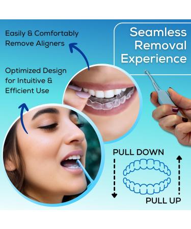 Clear Aligner Removal Tool | Compatible with Invisalign Retainers & More | Personal Orthodontic Accessory - Retractable - Buy Online on GoSupps.com