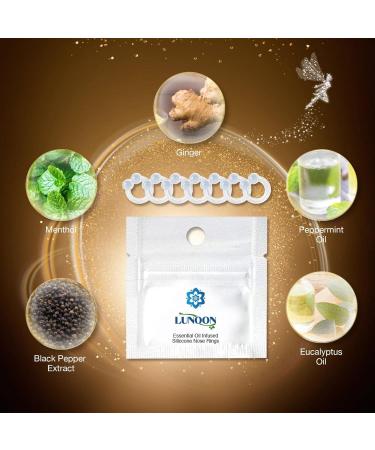 Halatua Essential Oil Nose Ring - 7-Piece Set for Weight Loss & Skin Tightening | Premium Essential Oil Inhalator for Men & Women - Buy Online on GoSupps.com