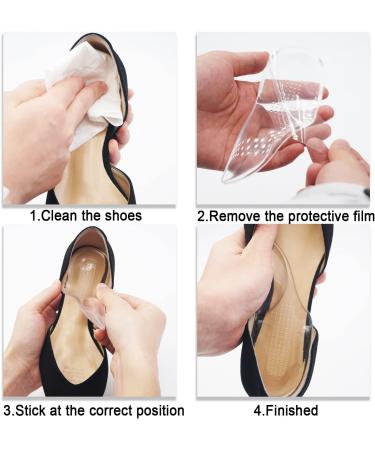 Dr. Shoesert Arch Support Gel Insoles - Plantar Fasciitis Relief for Sandals | Orthotic Foot Care with Adhesive Heel Cushion - Buy Online on GoSupps.com