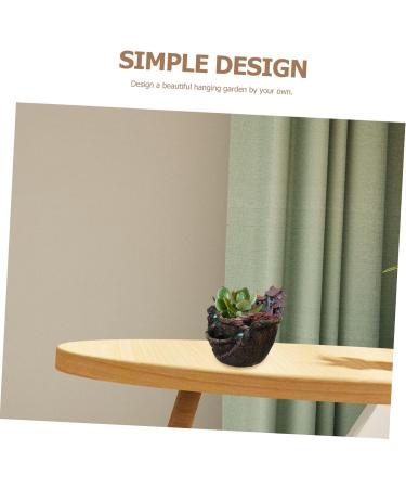 Artibetter House Flower Pot airplants Artificial air Plants Micro Landscape Succulent Plant Succulents Hanging Pot Flower Pots Indoor Dining Table Decor - Buy Online on GoSupps.com
