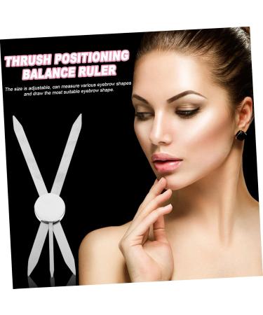 NOLITOY 1pc Balance Ruler Eyebrow Shaper Ruler Gold Ratio Eyebrow Measuring Ruler Travel Girl - Buy Online on GoSupps.com